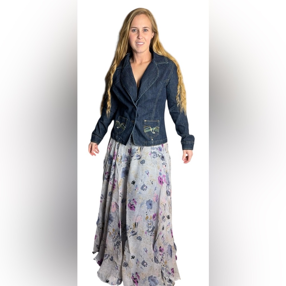 NWT Boho Floral Skirt - Picture 3 of 7